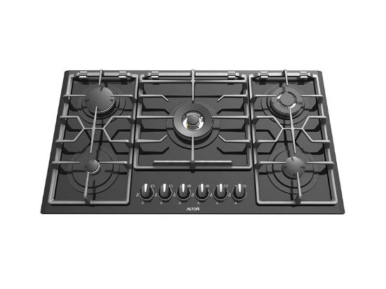 تصویر اجاق گاز رومیزی 5 شعله آلتون مدل G517N شیشه ای